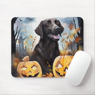 Halloween Nova Scotia mit Pumpkins Beängstigend Mousepad