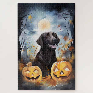 Halloween Nova Scotia mit Pumpkins Beängstigend Puzzle