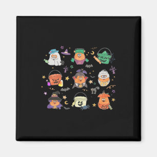 Halloween Nuggets Vintages Beängstigendes Hühnchen Magnet
