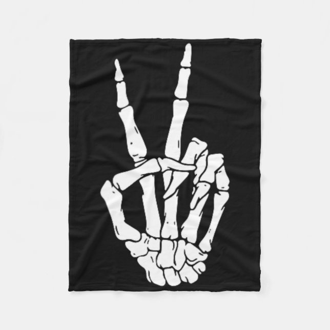 Halloween nur ein Vater, der immer CK Shirt Skel k Fleecedecke (Vorderseite)