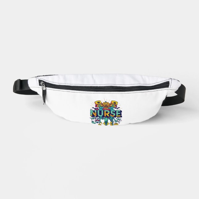 HALLOWEEN NURSE BAUCHTASCHE (Vorderseite)