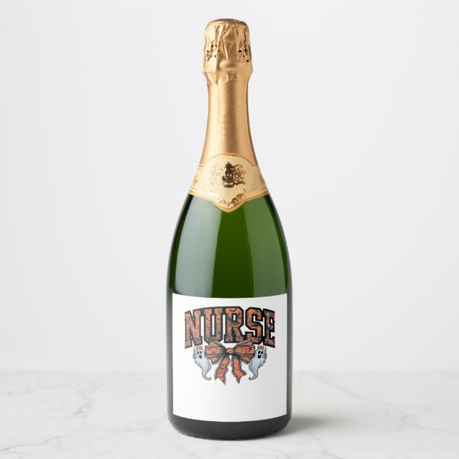 Halloween Nurse Beängstigend Coquette Bow Classic  (Vorderseite)