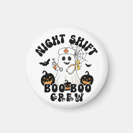 Halloween Nurse - BOO Crew Ghost Magnet