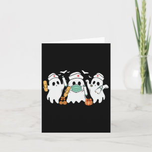 Halloween Nurse Ghost Nurses Medical Halloween Hea Karte