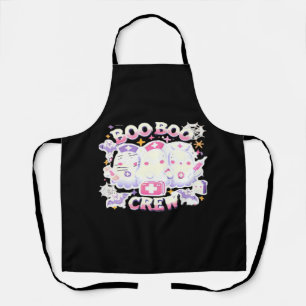 Halloween Nurse Ghost Squad Boo Boo Crew Funny Spi Schürze