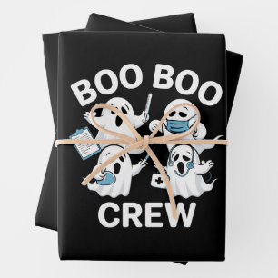 Halloween Nurse Gift Boo Boo Crew Nurse Geschenkpapier Set