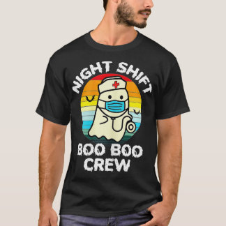 Halloween Nurse Practitioner Boo Crew, Nurse Hallo T-Shirt