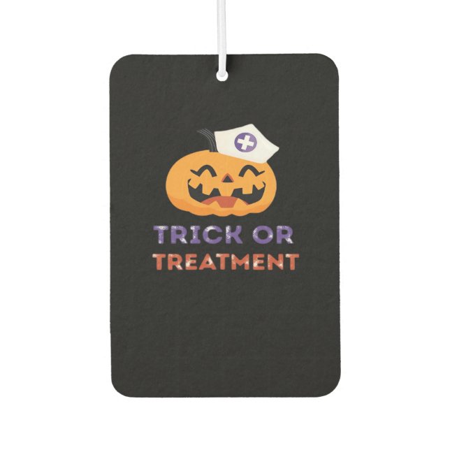 Halloween Nurse Trick or Treatment Classic T-Shirt Autolufterfrischer (Vorderseite)