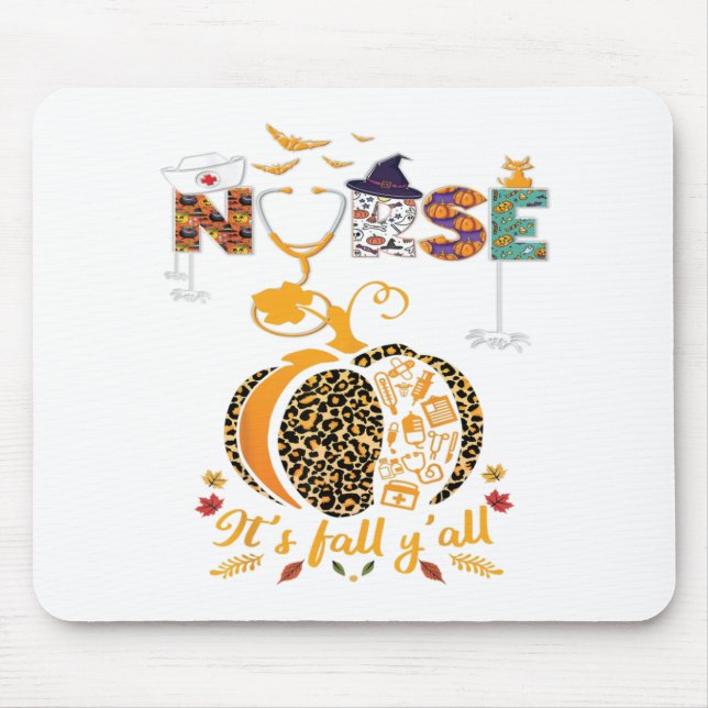 Halloween Nursing Erntedank Health Worker Mousepad (Vorne)