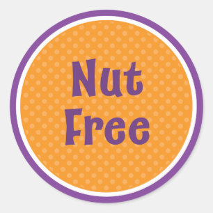 Halloween Nut Free Sticker