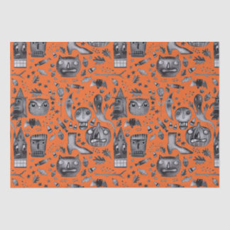 Halloween-O-Rama Tissue Wrapping Paper Seidenpapier