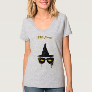 Halloween oder jeder andere Tag - Orange Hexenener T-Shirt