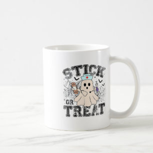 Halloween oder Leckerei Halloween Ghost Nurenkranz Kaffeetasse
