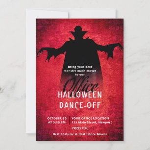 Halloween Office Party Business Corporate Monster Einladung