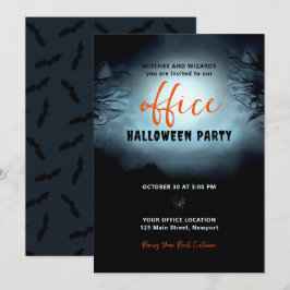 Halloween Office Party Business Corporate Spooky Einladung
