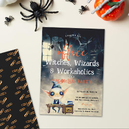 Halloween Office Party Business Ghoul Funny Black Einladung