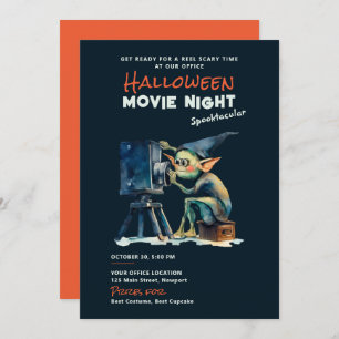 Halloween Office Party Business Movie Gremlin Dark Einladung
