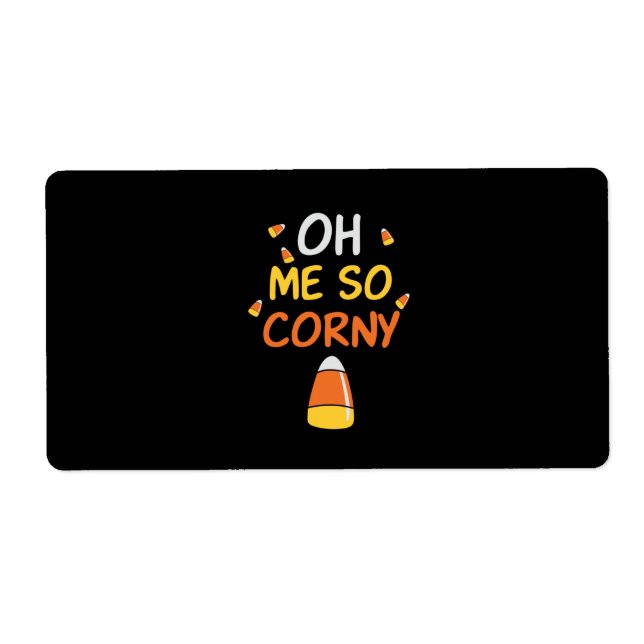 Halloween Oh Me So Corny Candy Birthday (Vorne)