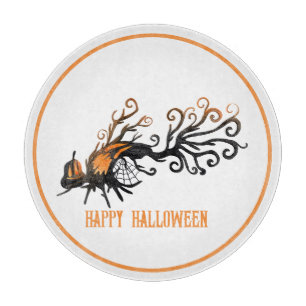 Halloween/Oktober/Herbst/Kürbisbaum Schneidebrett