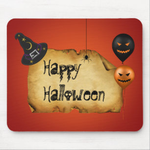 Halloween Old Parchment Gruß Mousepad