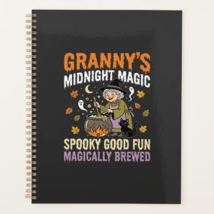 Halloween-Oma-Kessel-Magie Planer