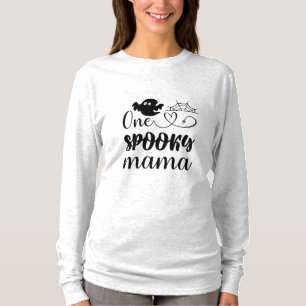Halloween One Spooky Mama Geburtstag T-Shirt