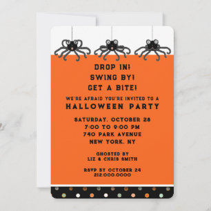Halloween Open House Einladung