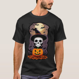 Halloween Orang Kürbis Dark T - Shirt