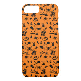 Halloween Orange Black Pattern Case-Mate iPhone Hülle