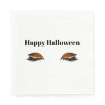 Halloween Orange Glitzy Eyes