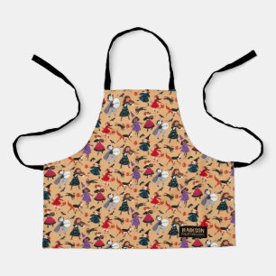 Halloween Orange kleidet Kinder mit Teufelsmuster Schürze