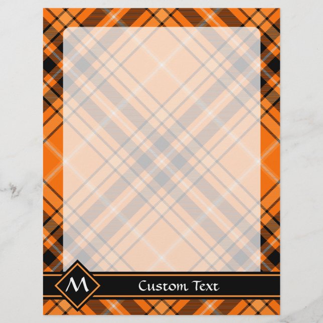 Halloween Orange Tartan (Vorderseite)