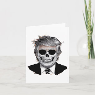 Halloween Orange Trump American Horror Party Costu Karte