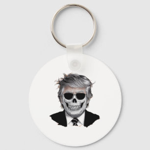 Halloween Orange Trump American Horror Party Costu Schlüsselanhänger