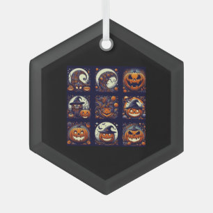 Halloween Ornament Aus Glas