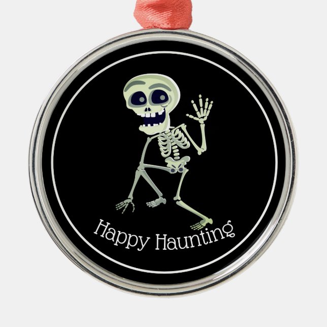 Halloween-Ornament Ornament Aus Metall (Vorne)