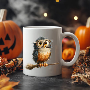 Halloween Owl Kaffeetasse