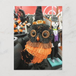 Halloween Owl Postkarte