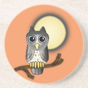 Halloween Owl Untersetzer