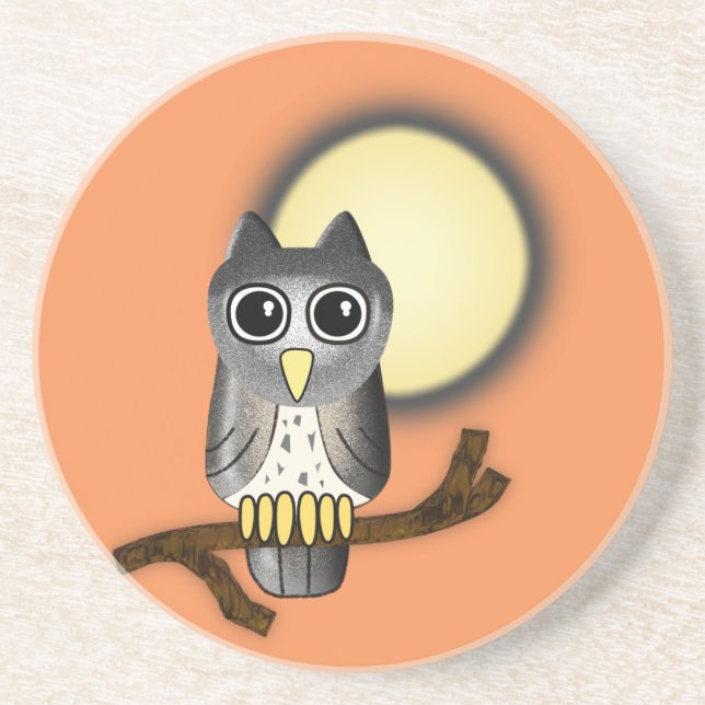 Halloween Owl Untersetzer (Vorne)