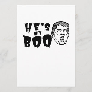 Halloween Paare Funny'sEr ist mein Boo-Geist Karte