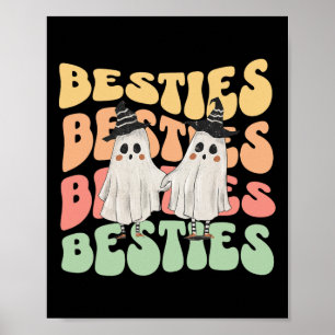 Halloween Paare Kostüm für die besten Freundschaft Poster
