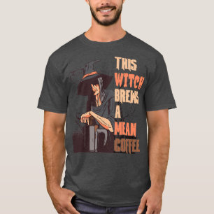 Halloween Pagan Hexe und Kaffee überziehen diese H T-Shirt