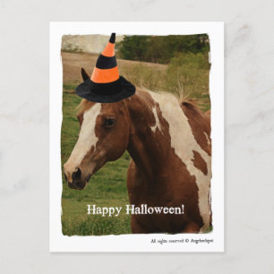 Halloween Paint Horse Postkarte