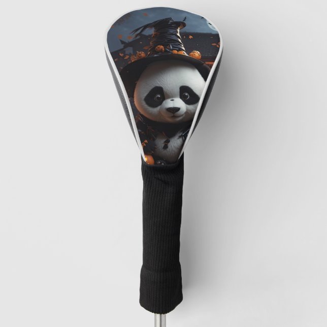 Halloween Panda Golf Headcover (Vorderseite)
