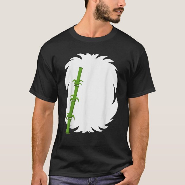 Halloween Panda Kostüm Jugendkleid Erwachsene Kind T-Shirt (Vorderseite)