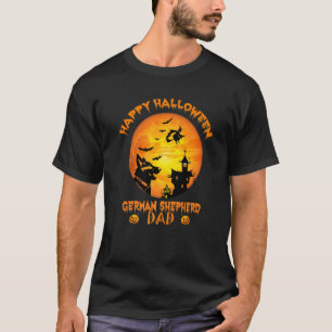 Halloween Papa Bekleidung Deutscher Schäferhund Pa T-Shirt