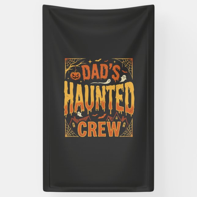 Halloween Papa Geister Crew Banner (Vertikal)