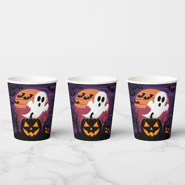 Halloween Paper Cup Pappbecher (Multi)