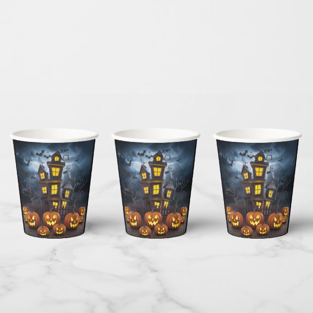 Halloween Paper Cup Pappbecher (Multi)